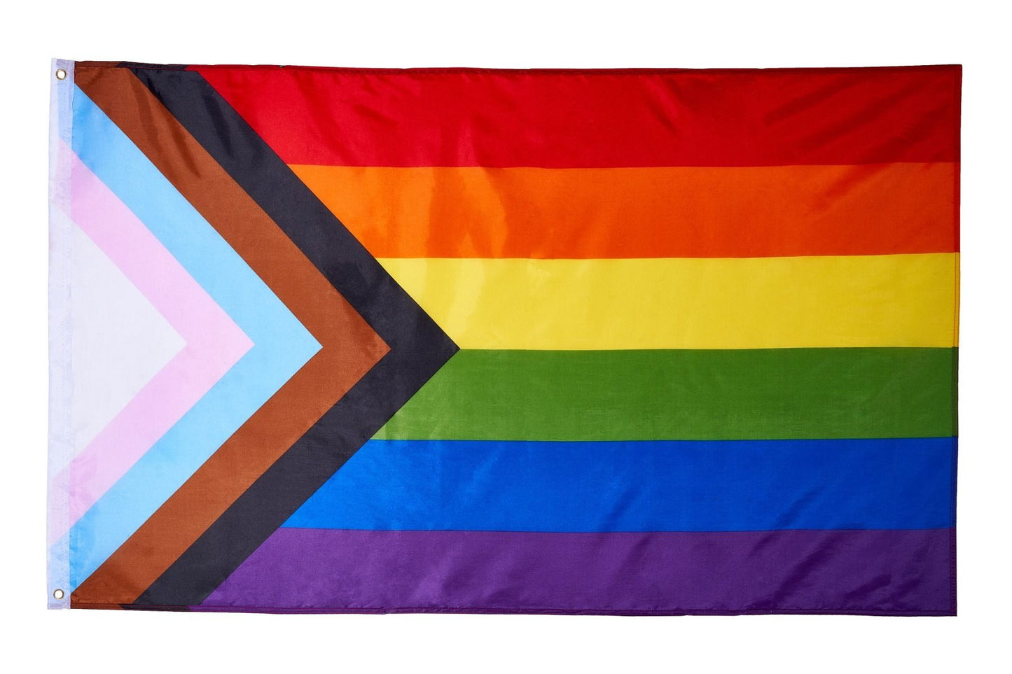 LGBTQ+ progress-flag regenbogenfahne transgender black new model 2017